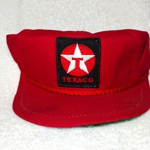 Vintage Trucker Hat:  RED TEXACO VINTAGE HAT